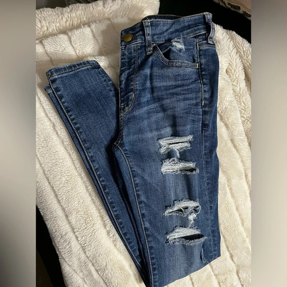 American Eagle Hi-Rise Jeggings Super Stretch - Picture 1 of 9